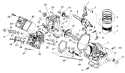 Part Location Diagram of 78623 Generac Cylinder Head Casting Assembly